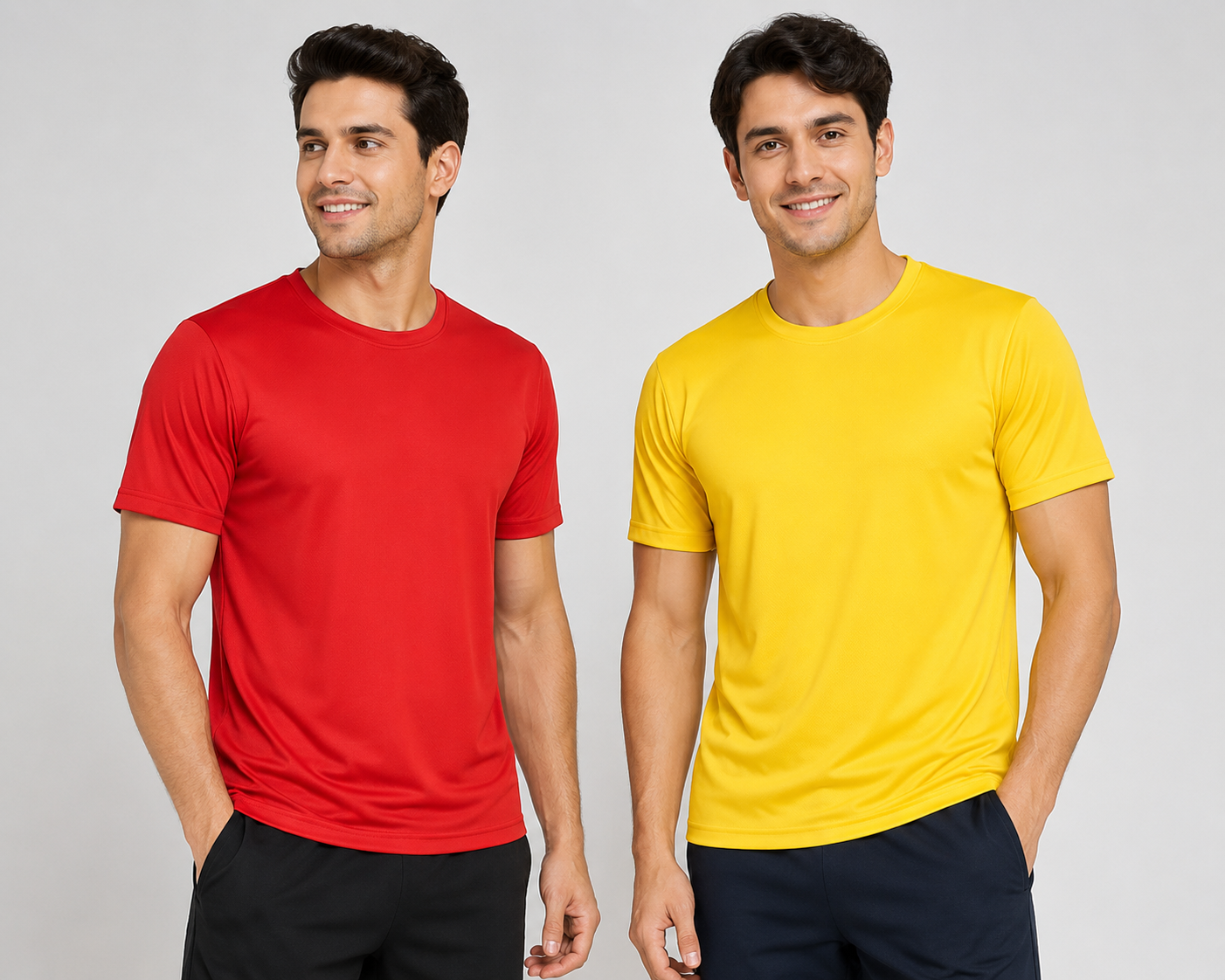 Xauva Fashion White Polyester Round Neck Promotional T-Shirt | 140 GSM