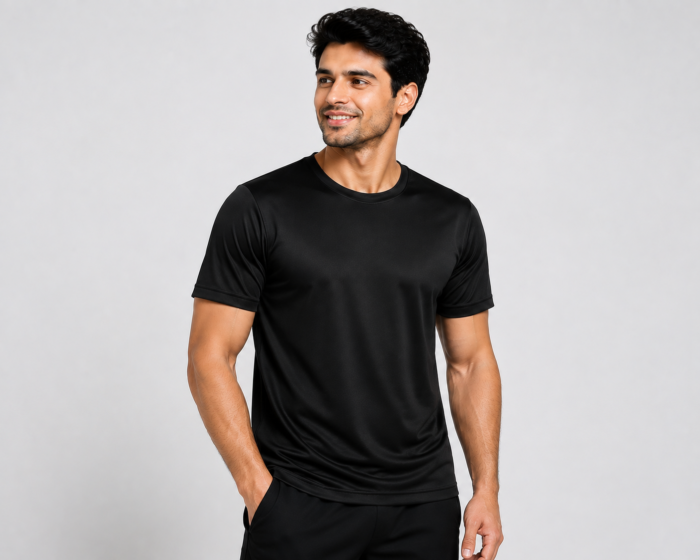 Xauva Fashion White Polyester Round Neck Promotional T-Shirt | 140 GSM
