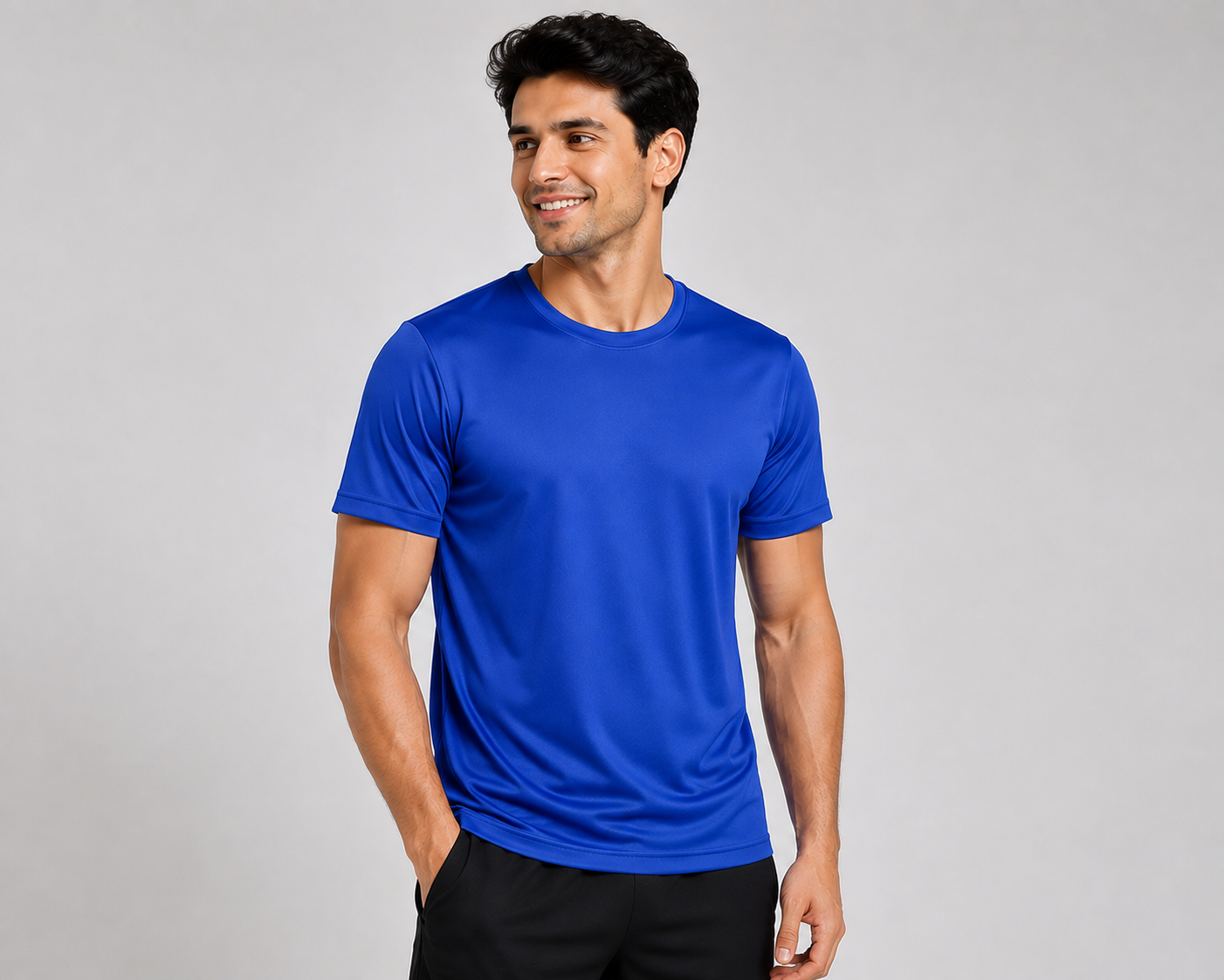 Xauva Fashion White Polyester Round Neck Promotional T-Shirt | 140 GSM