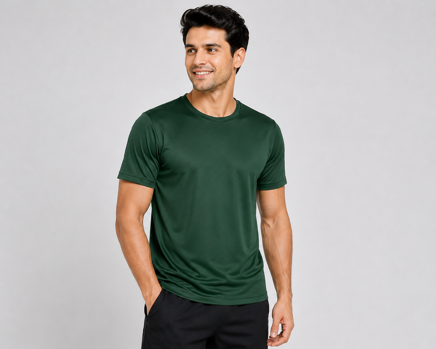 Xauva Fashion White Polyester Round Neck Promotional T-Shirt | 140 GSM