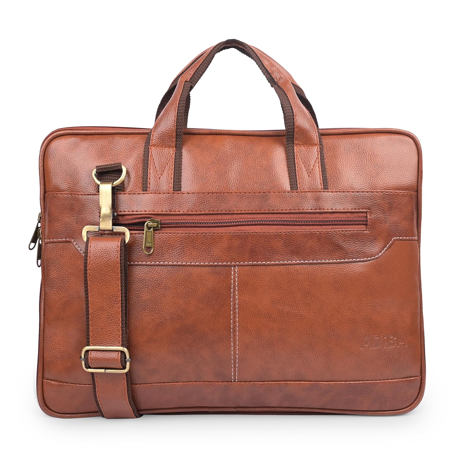 Xauva Laptop Messenger Office Bag Briefcase for Work for Men (LB6050-TAN)
